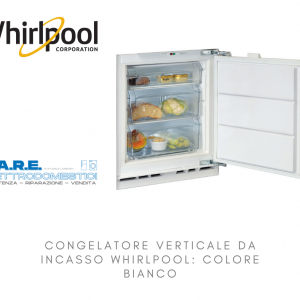 Congelatore verticale da incasso Whirlpool: colore bianco